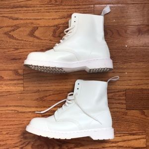 Men’s White Dr. Martens